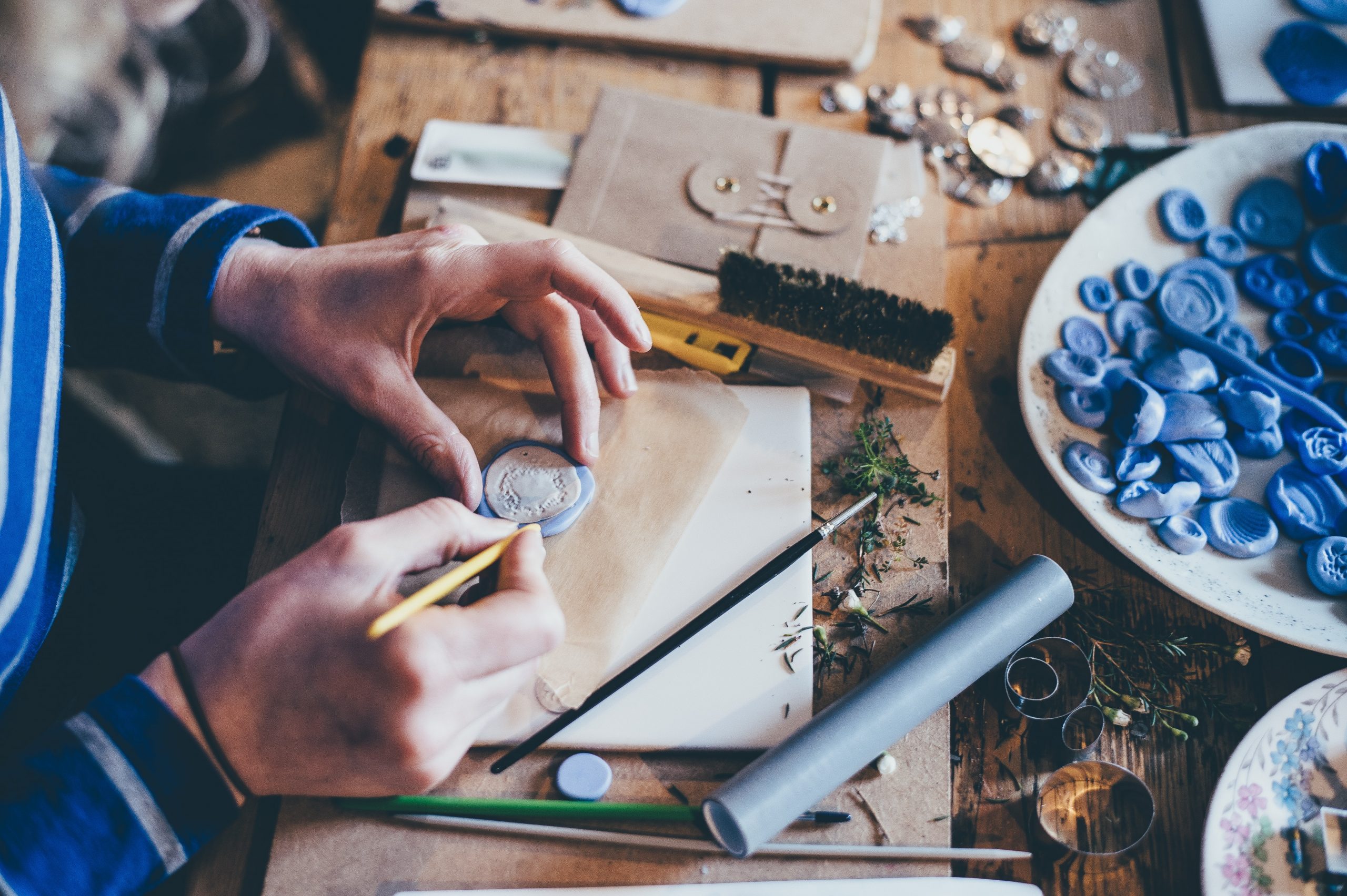 Personal Mastery. Image of a Crafts person